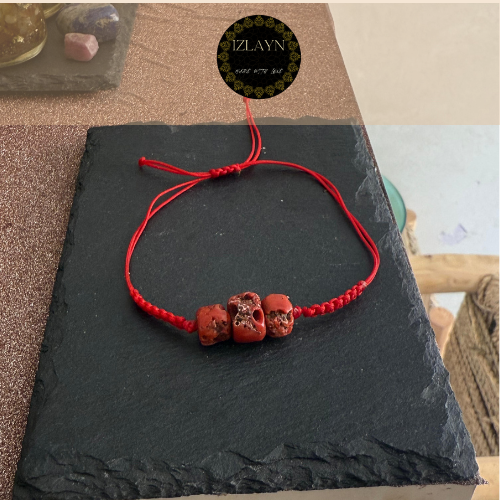 Bracelet Marjan Pure au Fil Rouge Adjustable